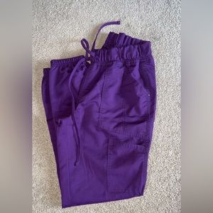 ScrubStar Purple Jogger Scrub Pants